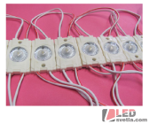 LED modul 1x3030, 170°, 12V, 0,72W, 85lm, IP67, CW (studená bílá)