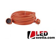 Prodlužovací kabel 20m, oranžový