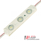 LED modul, 3xLED, 160°, 12V, 0,72W/ks, IP65, WW (teplá bílá)