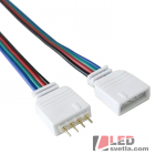 Konektor (Samec) k RGB páskům, černý