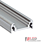 Profil hliníkový W11, stříbrný, 20x8x4000mm, 36W/m