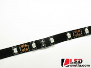 Pásek LED 60x3528SMD, 12V, 4,8W/m, černý podklad, modrý