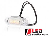 Autosvětlo poziční 12-24V, boční, 2LED (Série: W61)