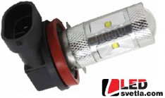 Autožárovka H8, bílá, 12-24V, CREE 30W 6x5W