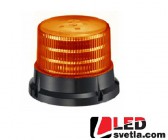 LED maják výstražný, oranžový, 12-24V, 36x5W, ECE R65 167x132mm