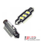 Autožárovka sufit, 36mm, bílá, 12V, 3x 5630SMD, s chladičem