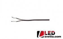 Elektrokabel - dvojlinka nestíněná 2x0,75mm, červeno/černá
