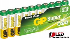 Alkalická tužková baterie GP super (AAA), LR03, 1,5V
