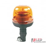 LED maják, oranžový, 12-24V, 130x220mm, na držák