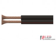Elektrokabel - dvojlinka nestíněná 2x1mm, červeno/černá