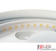 Svítidlo kulaté, 280mm, 12W, 1020lm, IP44, PW (neutrální bílá)