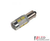 Autožárovka BAX9s, bílá, 12-24V, 10LED/SMD