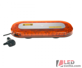 Světelná rampa oranžová, 365x173x46,5mm, 42LEDx3W, magnet