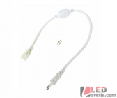 Napájecí kabel pro LED NEON, 230V, 50cm + trn