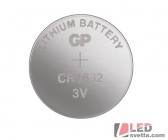 Lithiová knoflíková baterie, B15951, GP CR1632, 3V