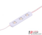 LED modul, 3x2835SMD, 12V, 0,72W/ks, IP65, CW (studená bílá)