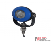 Autosvětlo LED vnější, modré, 12-24V, 3x3W, 92x65mm, ECE R10