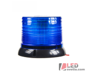 LED maják výstražný, modrý, 12-24V, 160x125mm, pevná montáž