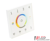 Ovladač pro LED pásky ALLMIX RF K4,  4 kanálový, bílý