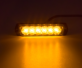 Autosvětlo LED SLIM, výstražné, vnější, oranžové, 12-24V, ECE R65