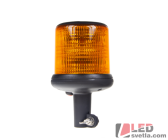LED maják, oranžový, 10-30V, 183x135mm, na tyč