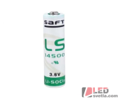 Baterie lithiová LS 14500, 3,6V/2600mAh, STD SAFT, (tužka, AA)