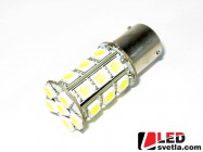 Autožárovka BAU15s, bílá, 12V, 27LED/3SMD