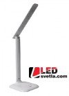 Svítidlo - stolní stmívatelná LED lampička, bílá, 14LED
