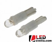 Autožárovka T5, bílá, 12V, 1LED