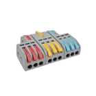 spojovací svorka kabelová 3-9PIN s páčkami,250V,32A,3-9x 4 mm2