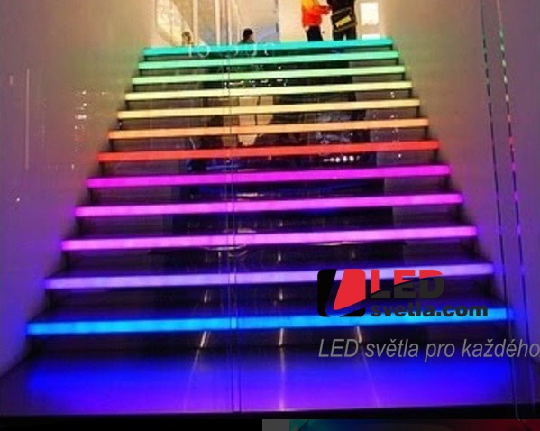 Led osvětlení schodiště