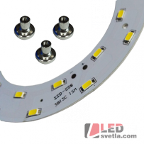 ALU LED kruh - průměr 130mm, 12W, PW (neutrální bílá)