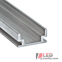 Profil hliníkový podlahový HR, 19,2x8,5x2000mm