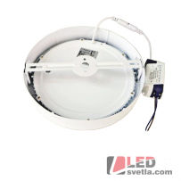 Svítidlo kulaté 220mm, 18W, 230V, nestmívatelné, PW (neutrální bílá)