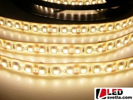 Pásek LED 120x3528SMD, 12V, 9,6W/m, IP50, WW (teplá bílá)