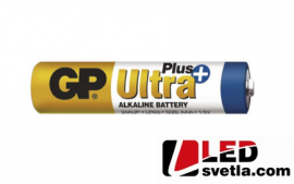 Alkalická tužková baterie GP ultra plus (AAA), LR03, 1,5V