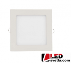 Svítidlo čtverec 120x120mm, 6W, IP20, nestmívatelné, WW (teplá bílá)