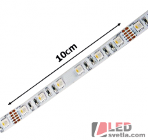 Pásek LED 60x5050SMD, 24V, 19,6W/m, IP20, RGBPW (neutrální bílá)