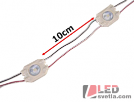 LED modul 1x2835, 170°, 12V, 0,72W/ks, IP65, CW (studená bílá)