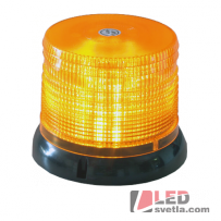 LED maják výstražný, oranžový, 12-24 V, IP64, pro pevnou montáž
