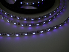 Pásek LED, 60x5050SMD, 12V, 14,4W/m, UV (ultrafialová), 1m