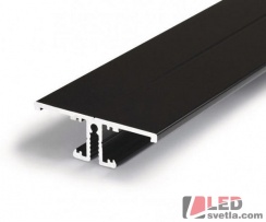 Profil hliníkový W20 BACK10 A/UX - černý lak, 40x13,5x2000mm, 2x18W/m