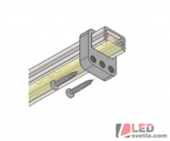 Profil hliníkový W25 SLIM8 A/Z, anodovaný, 122x7x2000mm, 10W/m