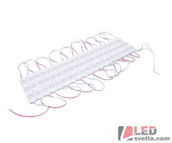 LED modul, 3x2835SMD, 12V, 0,72W/ks, IP65, CW (studená bílá)