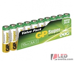 Alkalická baterie B1320G-GP super (AA), LR6, 1,5V