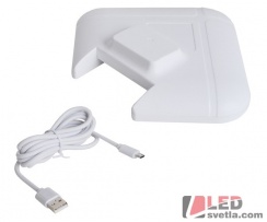 Stolní lupa, 2W, 18LED, 3 dioptrie, USB, s podstavcem a klipem