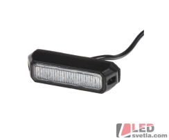 Autosvětlo LED vnější, modré, 12-24V, 4x3W, PREDATOR