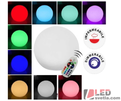 Svítící dekorace - koule 30cm, RGB