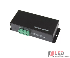 Řídící jednotka DMX512, 12-24V, 4 kanály