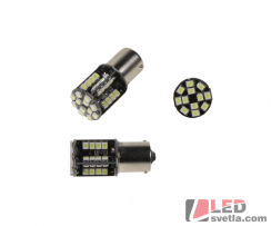 Autožárovka BAU15s, bílá, 12V, 5LED/6W